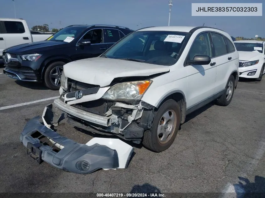 JHLRE38357C032303 2007 Honda Cr-V Lx