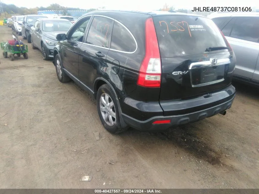 JHLRE48737C081606 2007 Honda Cr-V Ex-L