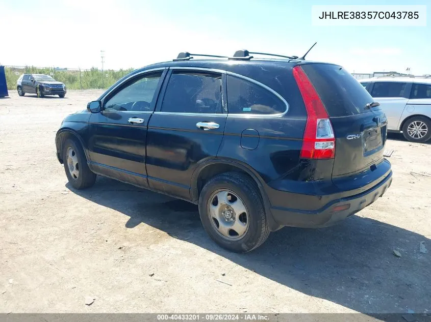 JHLRE38357C043785 2007 Honda Cr-V Lx