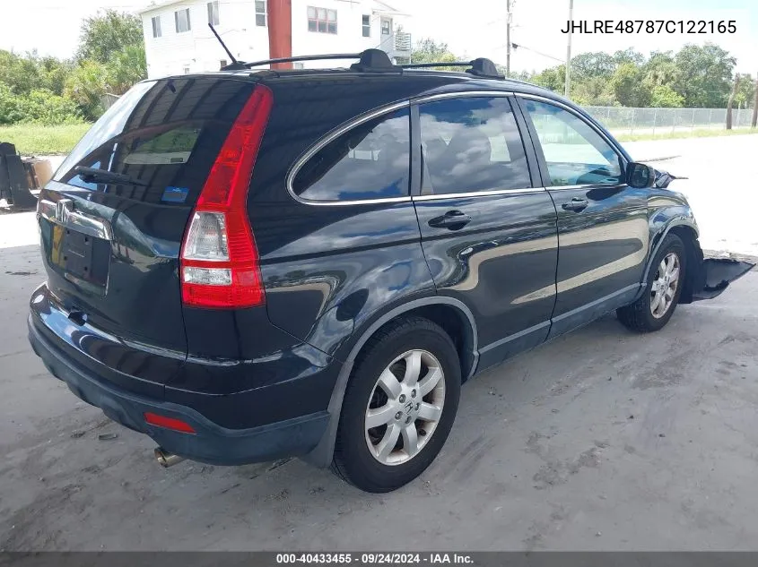 JHLRE48787C122165 2007 Honda Cr-V Ex-L