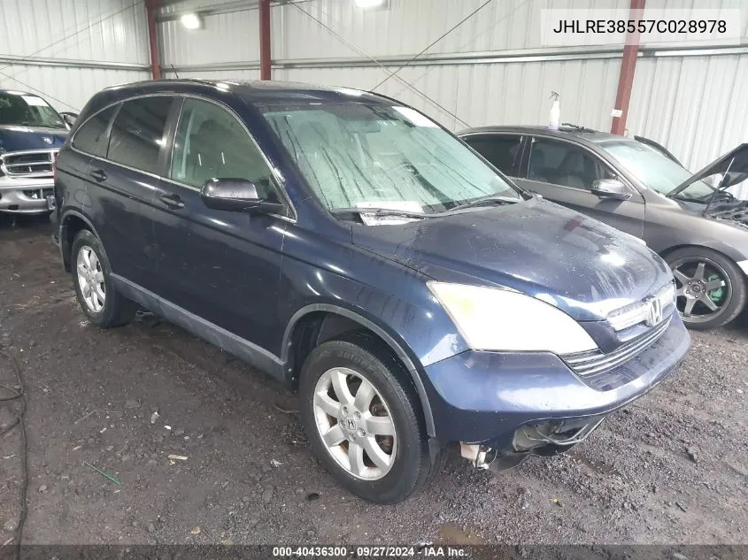 JHLRE38557C028978 2007 Honda Cr-V Ex