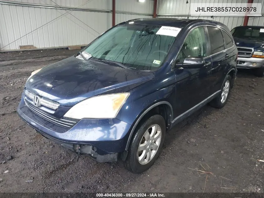 JHLRE38557C028978 2007 Honda Cr-V Ex