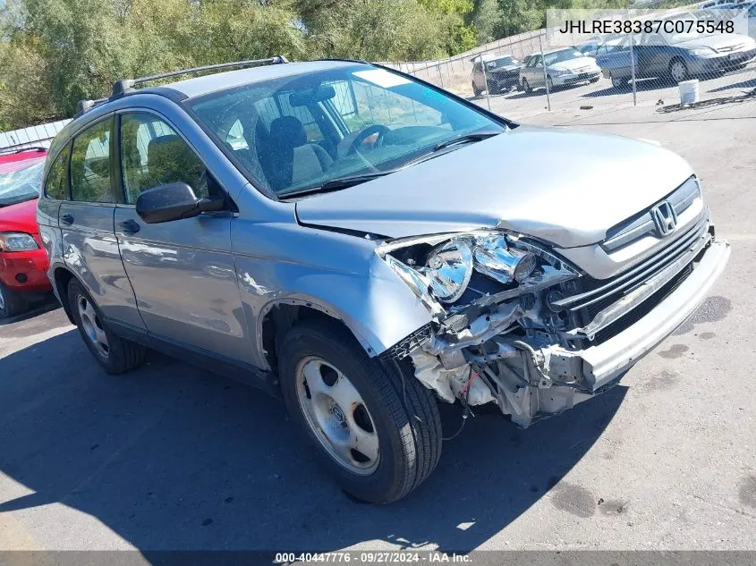 JHLRE38387C075548 2007 Honda Cr-V Lx