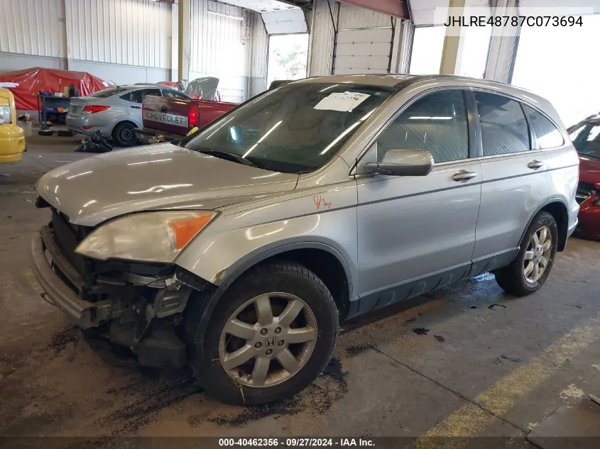 JHLRE48787C073694 2007 Honda Cr-V Ex-L