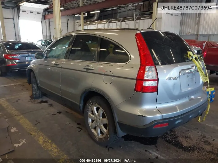 JHLRE48787C073694 2007 Honda Cr-V Ex-L