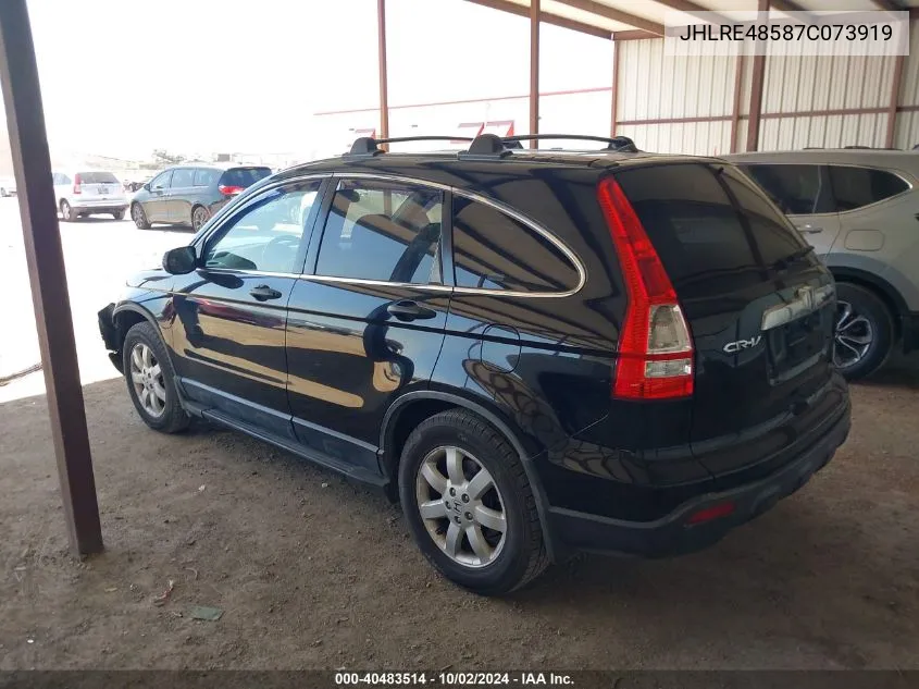 JHLRE48587C073919 2007 Honda Cr-V Ex