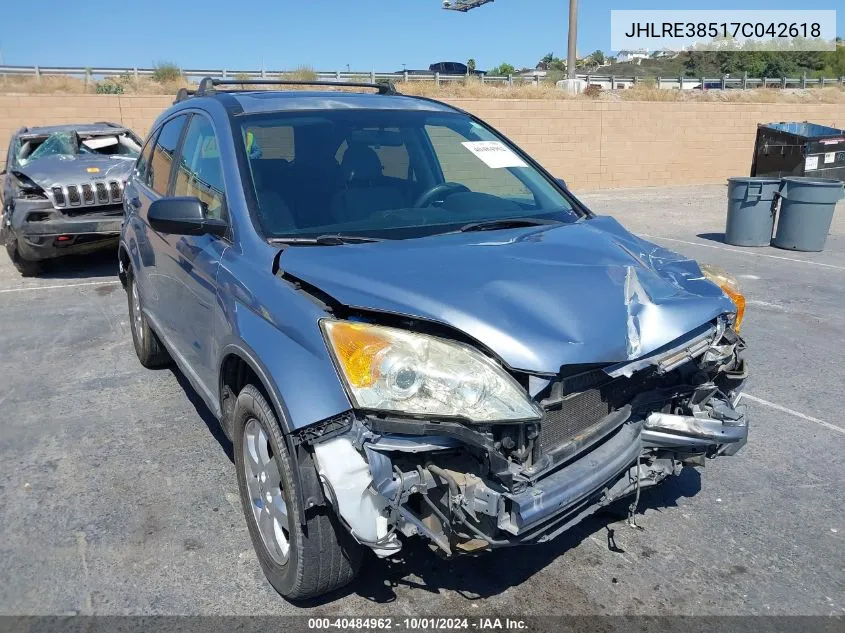 JHLRE38517C042618 2007 Honda Cr-V Ex