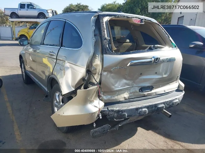 JHLRE38717C066502 2007 Honda Cr-V Ex-L