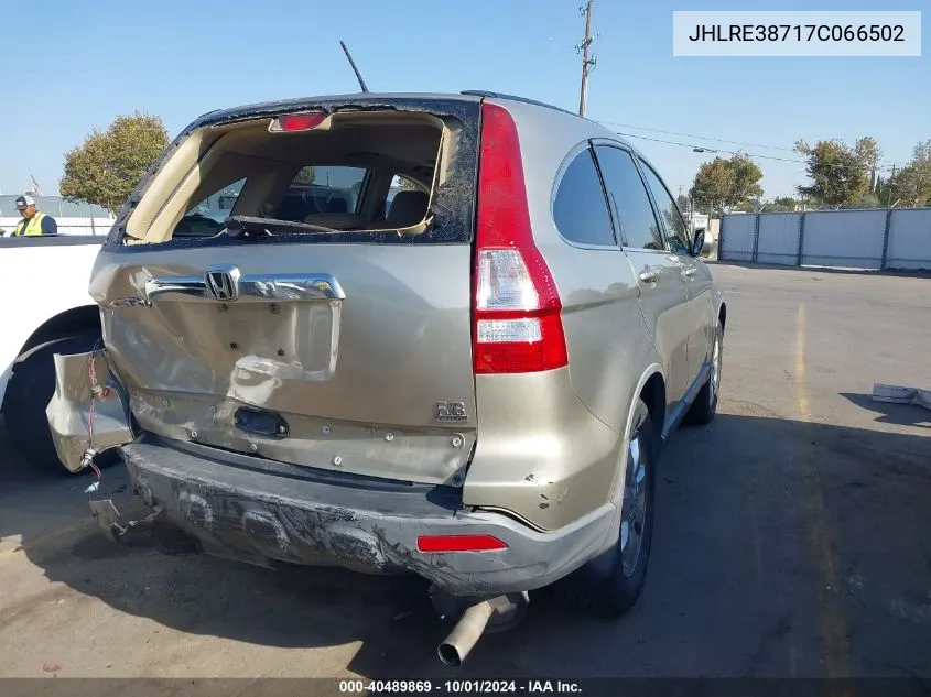 JHLRE38717C066502 2007 Honda Cr-V Ex-L