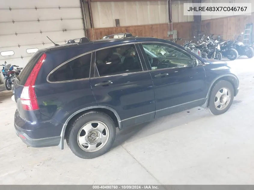 JHLRE483X7C046767 2007 Honda Cr-V Lx