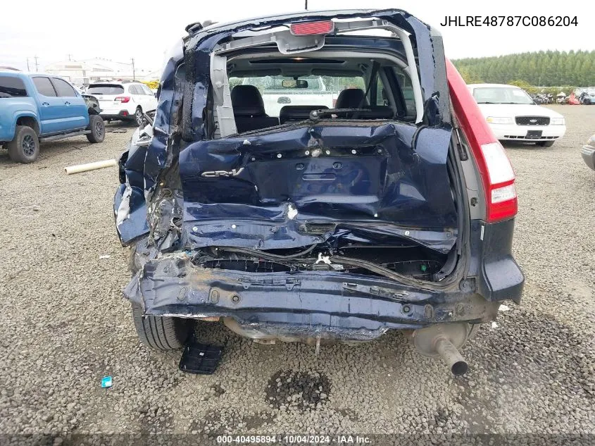 JHLRE48787C086204 2007 Honda Cr-V Ex-L