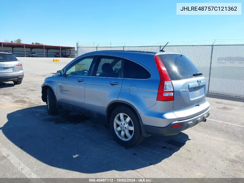 JHLRE48757C121362 2007 Honda Cr-V Ex-L