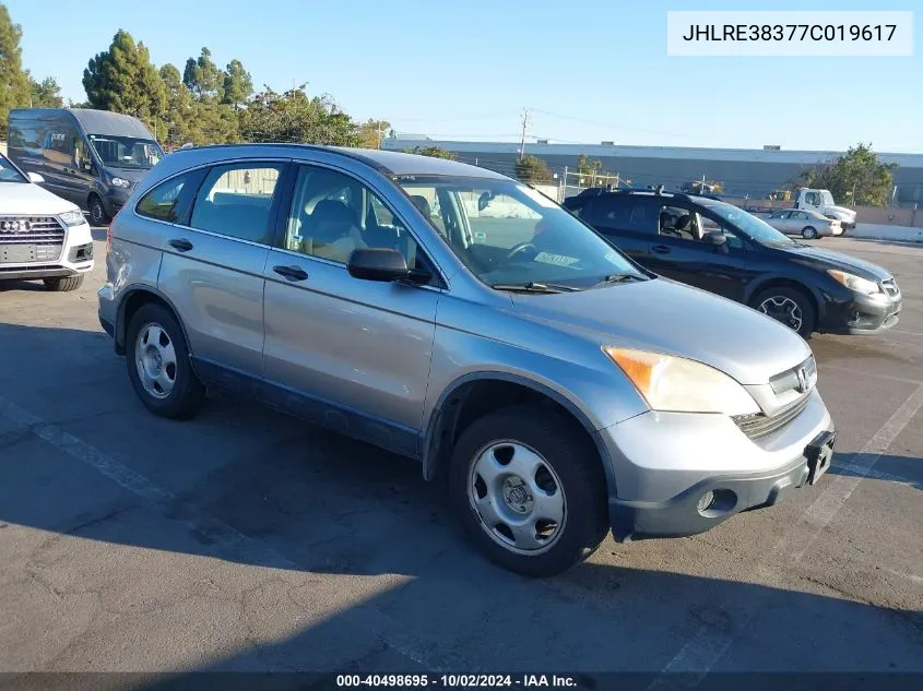 JHLRE38377C019617 2007 Honda Cr-V Lx