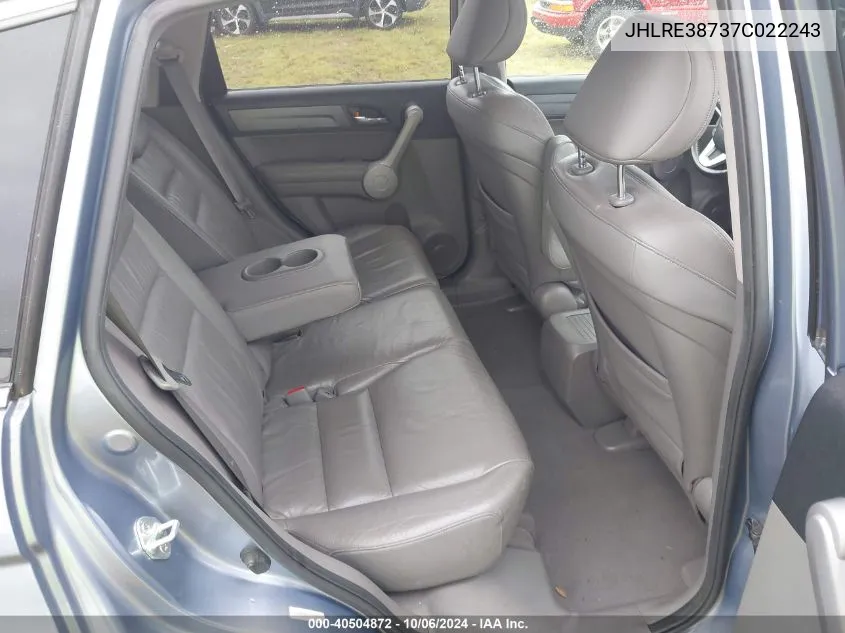 JHLRE38737C022243 2007 Honda Cr-V Ex-L