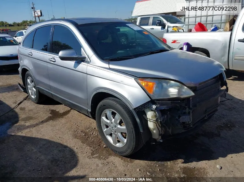 JHLRE48777C092298 2007 Honda Cr-V Ex-L