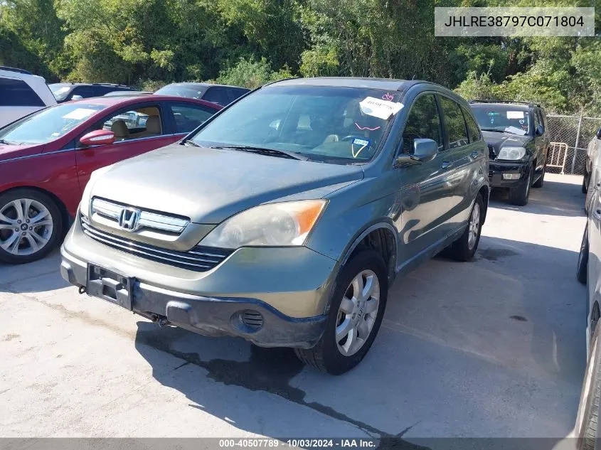 JHLRE38797C071804 2007 Honda Cr-V Ex-L