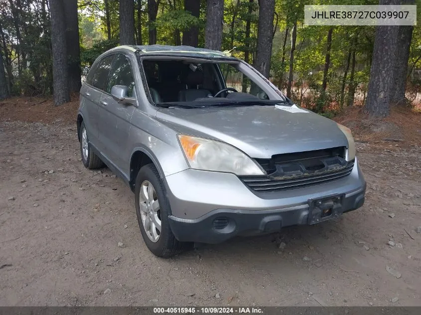 JHLRE38727C039907 2007 Honda Cr-V Ex-L