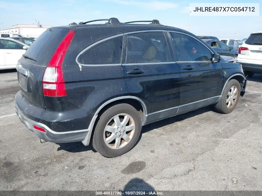 JHLRE487X7C054712 2007 Honda Cr-V Ex-L