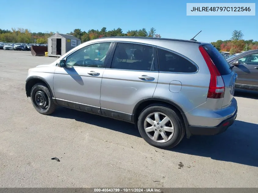 2007 Honda Cr-V Ex-L VIN: JHLRE48797C122546 Lot: 40543799