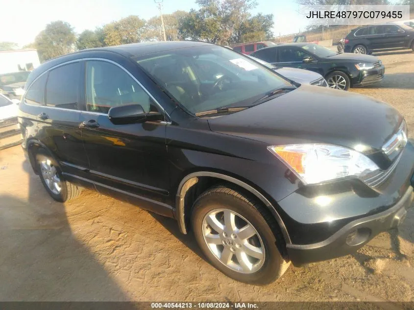 2007 Honda Cr-V Exl VIN: JHLRE48797C079455 Lot: 40544213