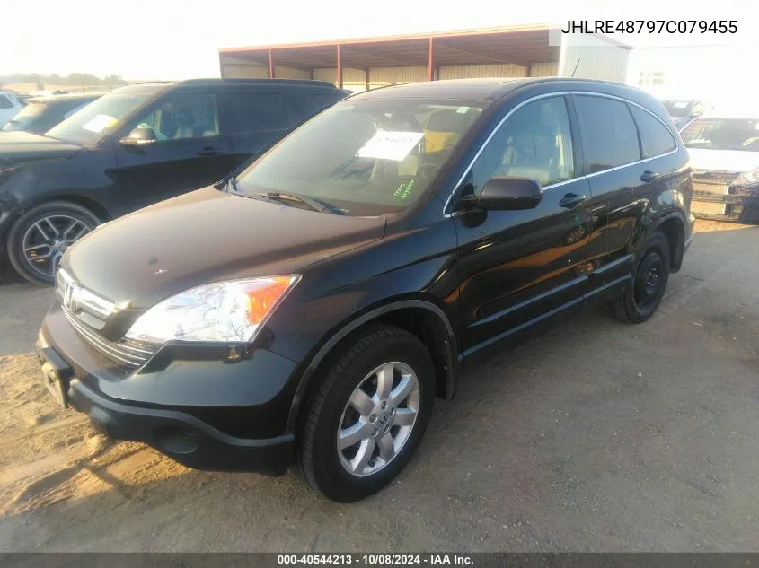 JHLRE48797C079455 2007 Honda Cr-V Exl