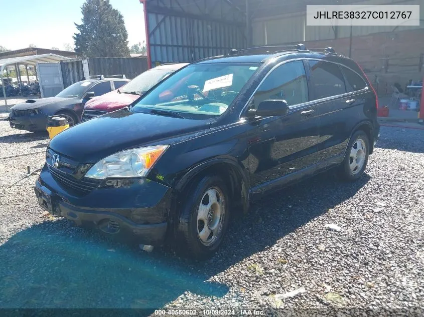 2007 Honda Cr-V Lx VIN: JHLRE38327C012767 Lot: 40550602