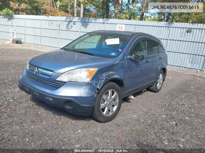 JHLRE48767C015616 2007 Honda Cr-V Ex-L