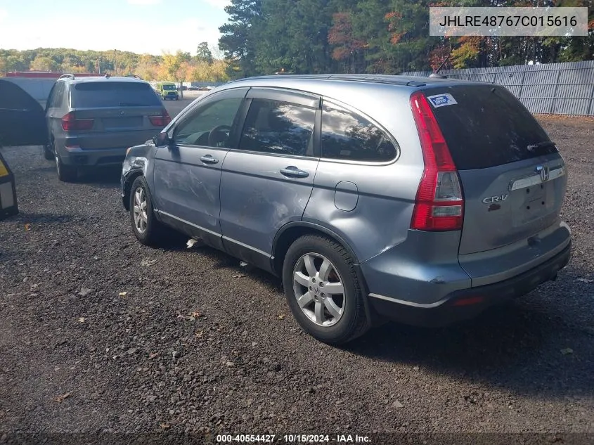 JHLRE48767C015616 2007 Honda Cr-V Ex-L