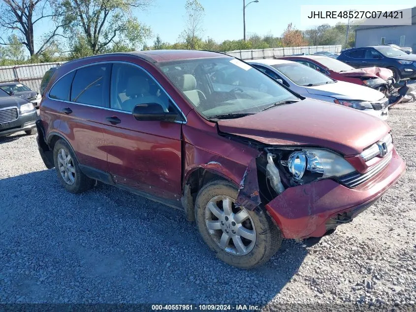 JHLRE48527C074421 2007 Honda Cr-V Ex