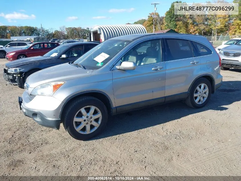 2007 Honda Cr-V Ex-L VIN: JHLRE48777C096299 Lot: 40562514