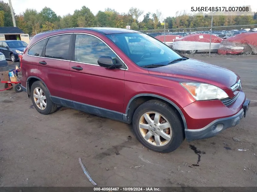 5J6RE48517L007008 2007 Honda Cr-V Ex