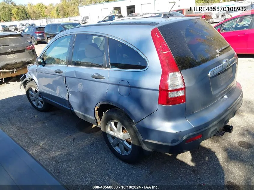 JHLRE48557C108982 2007 Honda Cr-V Ex