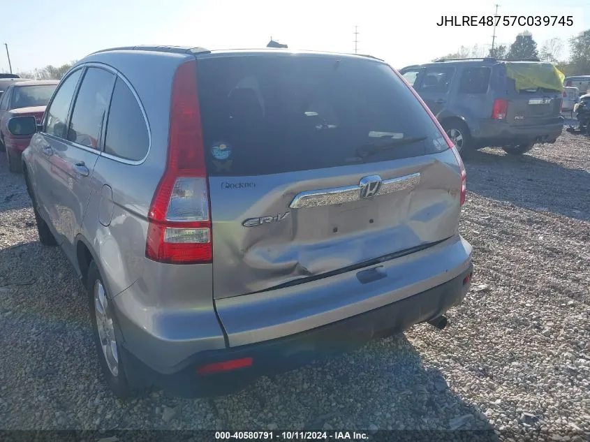 JHLRE48757C039745 2007 Honda Cr-V Ex-L