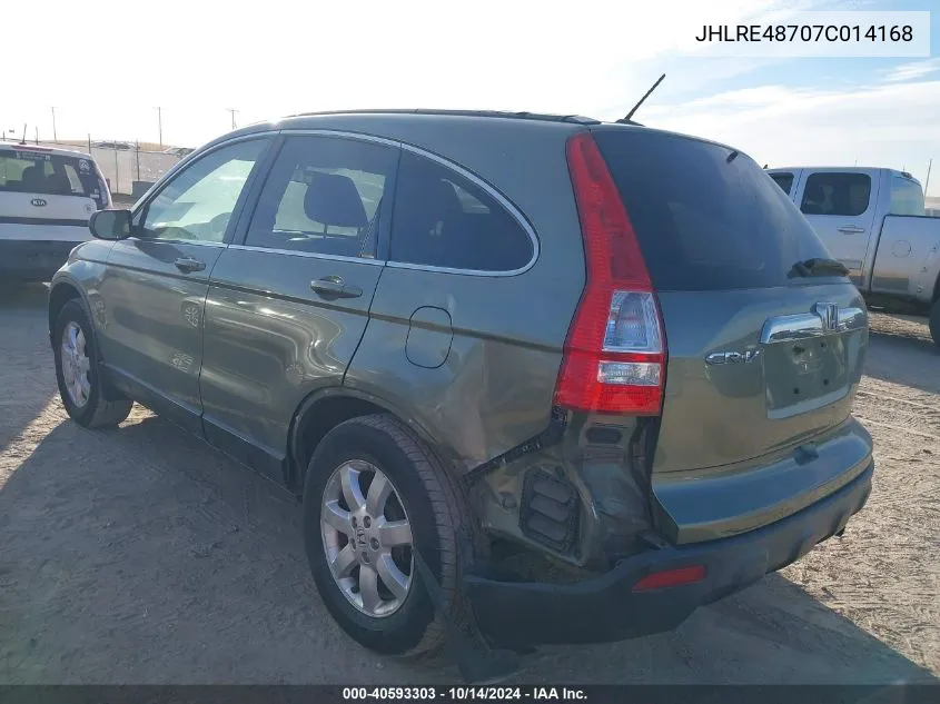 JHLRE48707C014168 2007 Honda Cr-V Exl