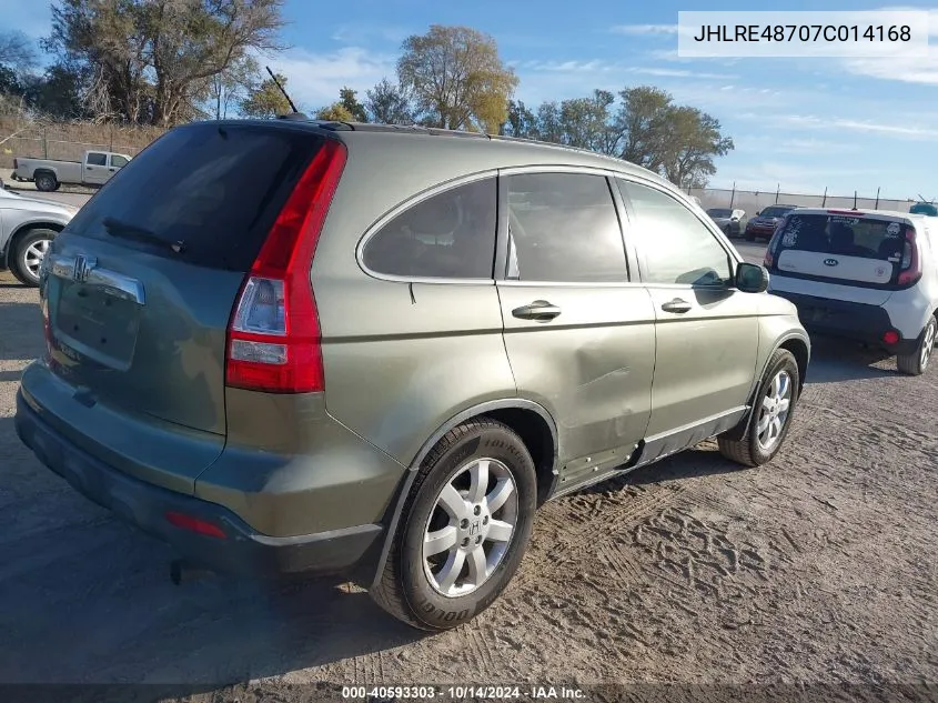 JHLRE48707C014168 2007 Honda Cr-V Exl