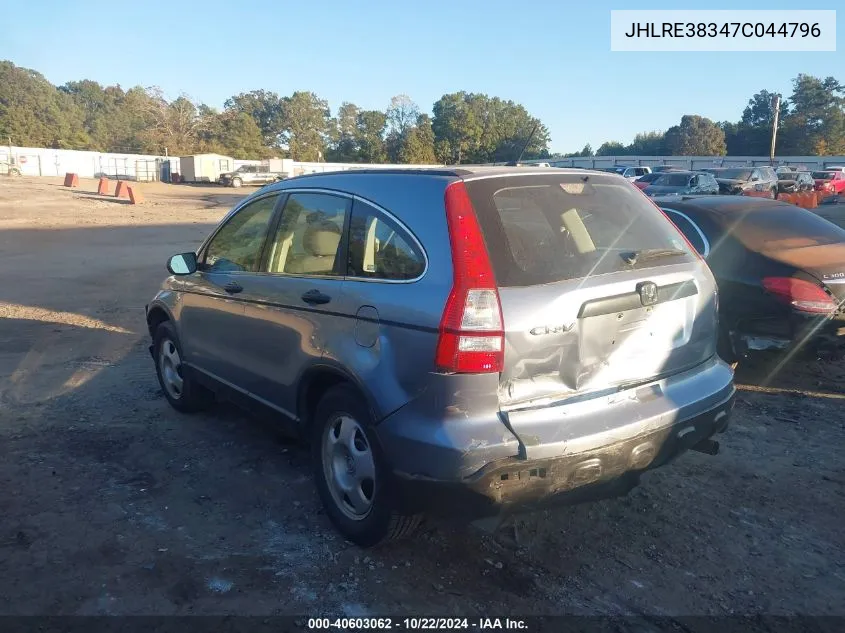 JHLRE38347C044796 2007 Honda Cr-V Lx