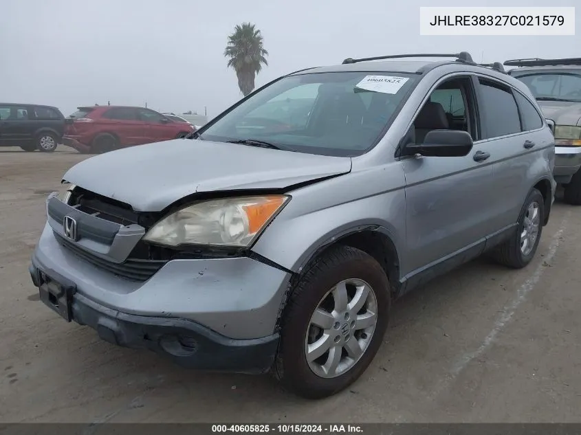 2007 Honda Cr-V Lx VIN: JHLRE38327C021579 Lot: 40605825