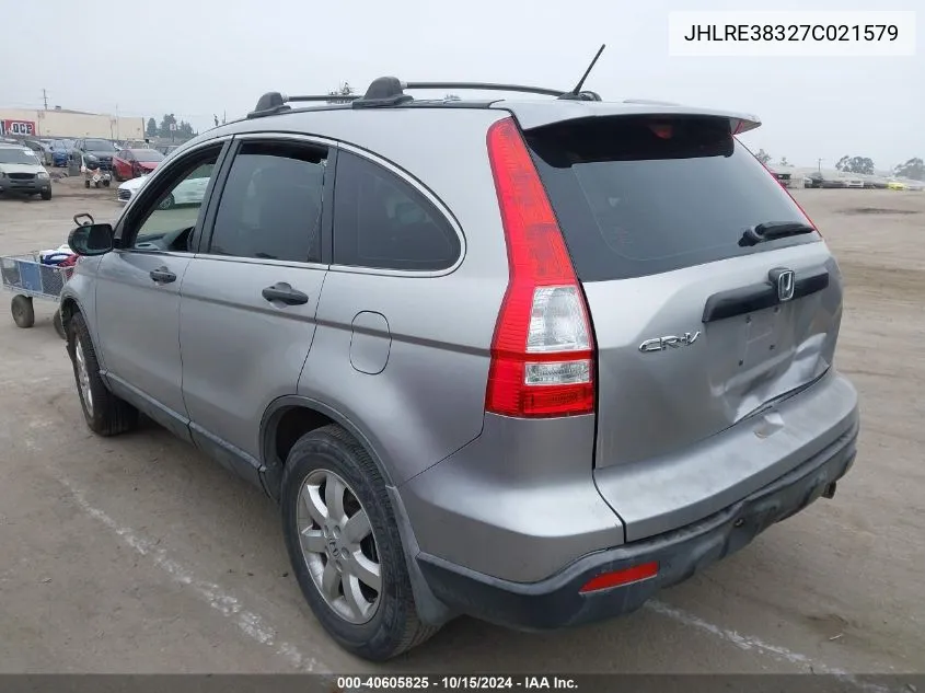 JHLRE38327C021579 2007 Honda Cr-V Lx