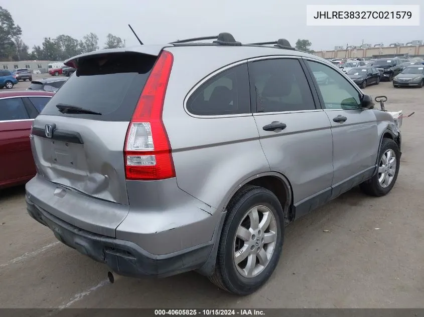 JHLRE38327C021579 2007 Honda Cr-V Lx