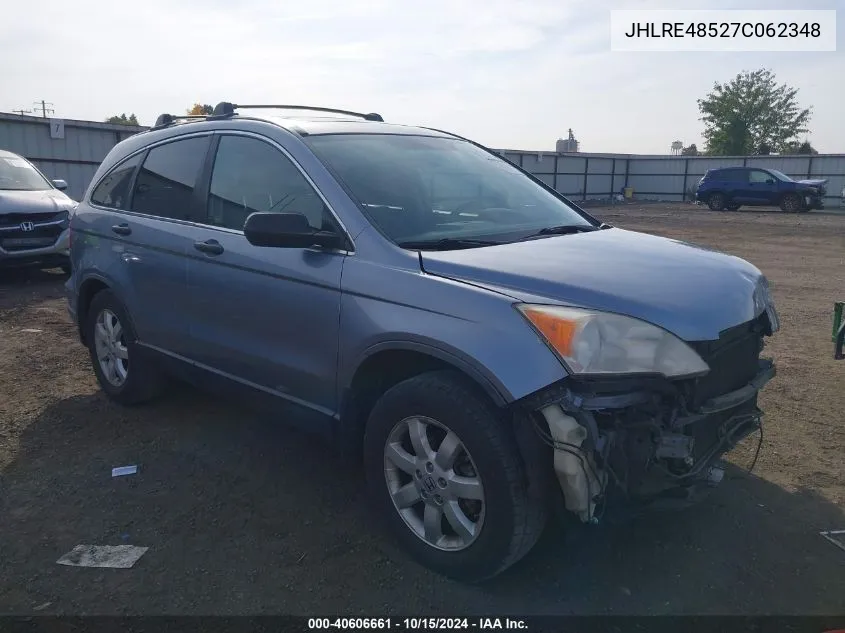 JHLRE48527C062348 2007 Honda Cr-V Ex