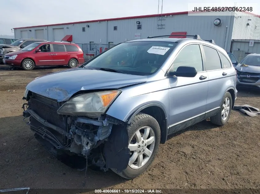 JHLRE48527C062348 2007 Honda Cr-V Ex