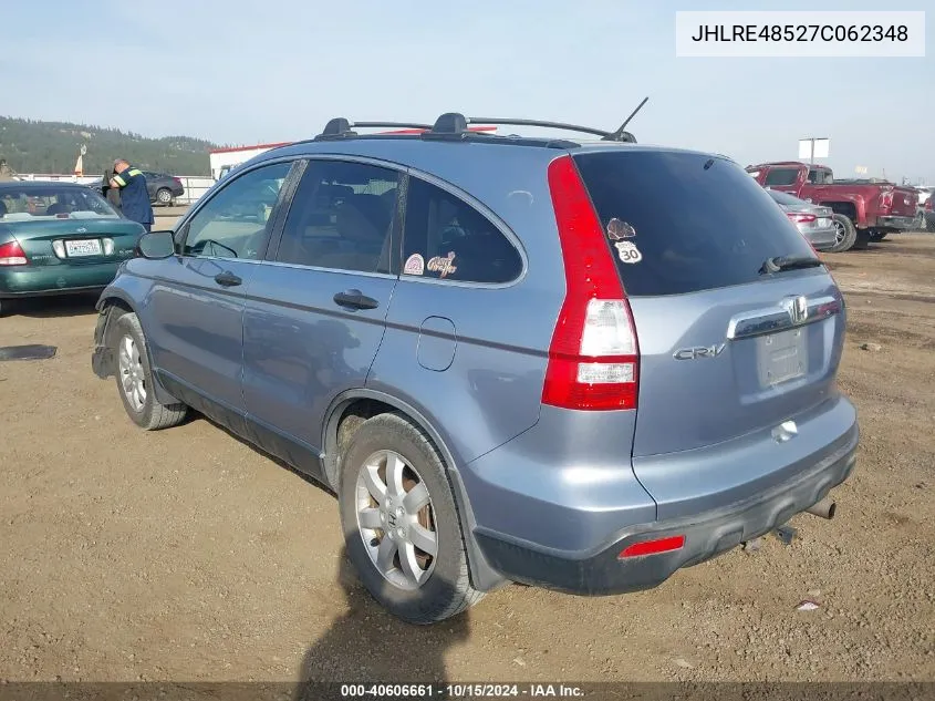 JHLRE48527C062348 2007 Honda Cr-V Ex