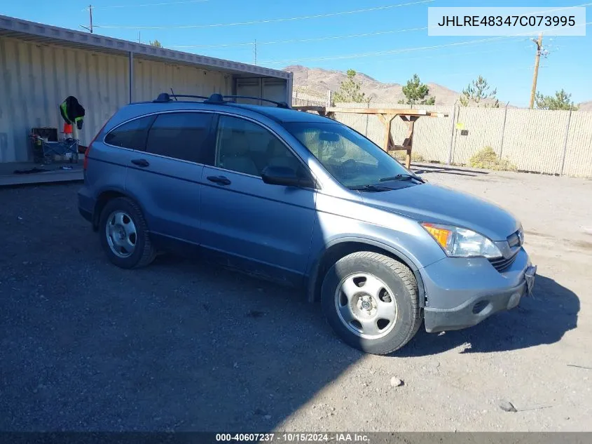 2007 Honda Cr-V Lx VIN: JHLRE48347C073995 Lot: 40607237