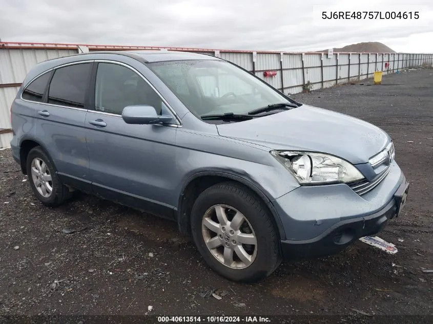 5J6RE48757L004615 2007 Honda Cr-V Ex-L