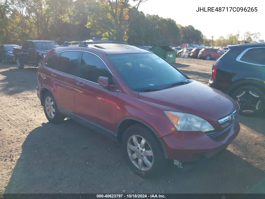 JHLRE48717C096265 2007 Honda Cr-V Ex-L