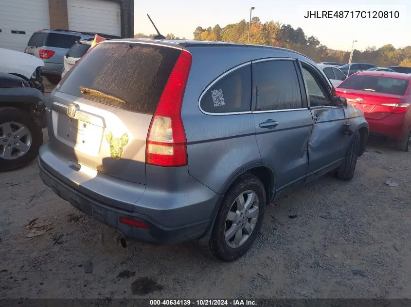 JHLRE48717C120810 2007 Honda Cr-V Exl