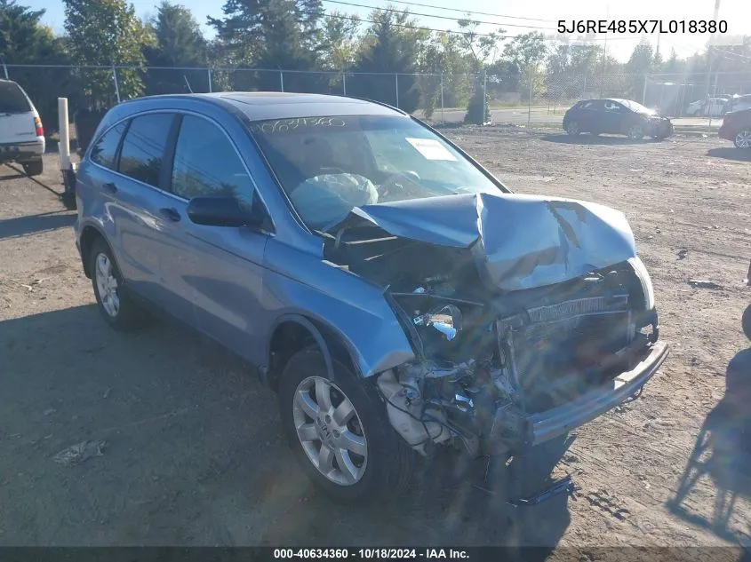 5J6RE485X7L018380 2007 Honda Cr-V Ex