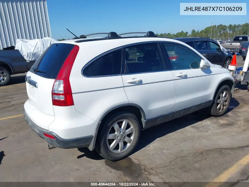 JHLRE487X7C106209 2007 Honda Cr-V Ex-L