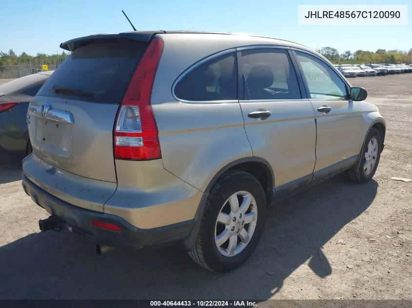 JHLRE48567C120090 2007 Honda Cr-V Ex