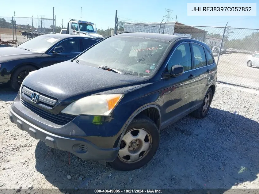 JHLRE38397C057852 2007 Honda Cr-V Lx